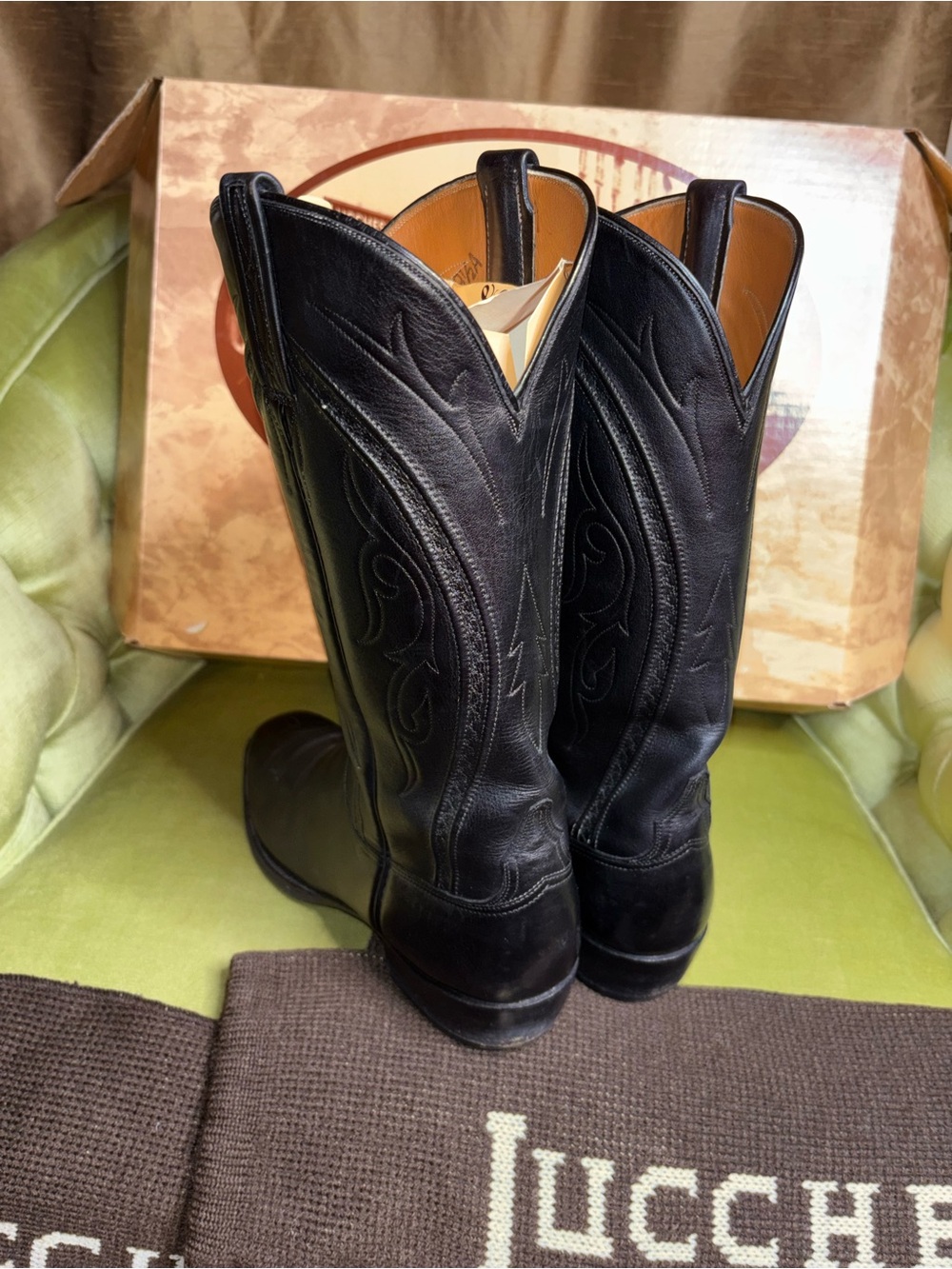 Lucchese Classics Western L0388 Boots 9.5 A Men’s - Picture 8 of 11